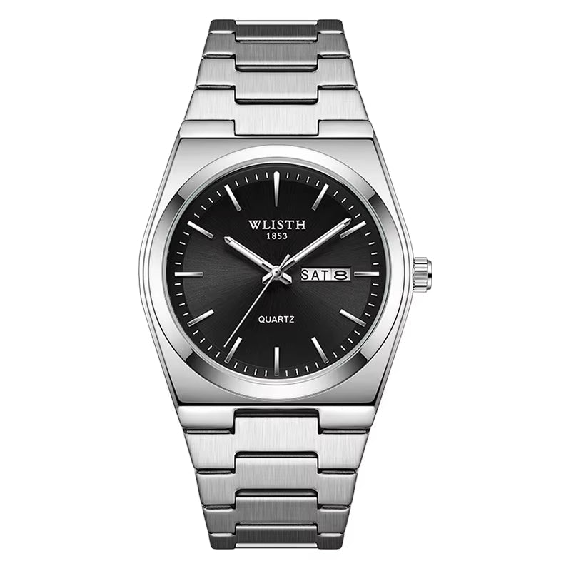 Man Watch Quartz Watch Luxury Waterproof Luminous Date Week Stainless Steel Men'S Watch Male Relógios Masculino Reloj Hombre